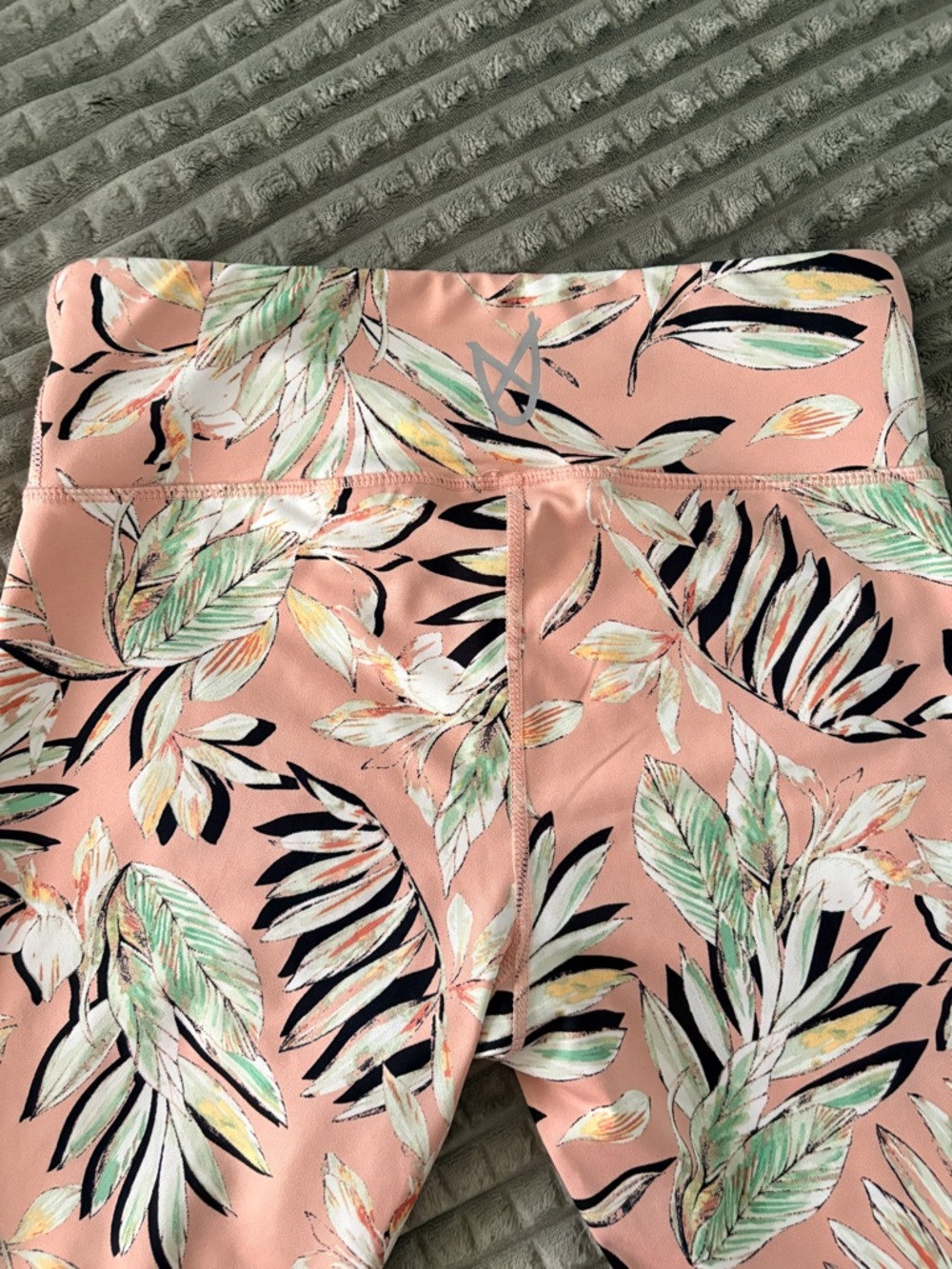 MINKPINK Peach Floral High-Waist Leggings